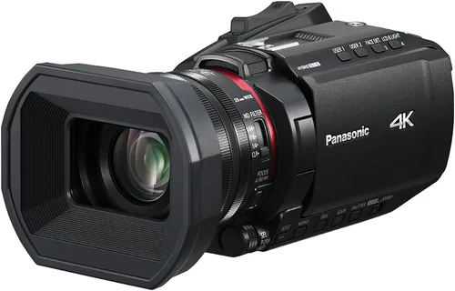 Panasonic Videocámara X1200 4K, lente teleobjetivo gran angular con zoom de 24X, O.I.S híbrido, diseño ligero de dispersión de calor, embalaje