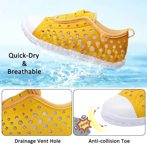 Miniatura 3 de Fires Zapatos de agua para niños y niñas, de secado rápido, transpirables, calcetines de agua descalzos para playa, natación, zapatos deportivos
