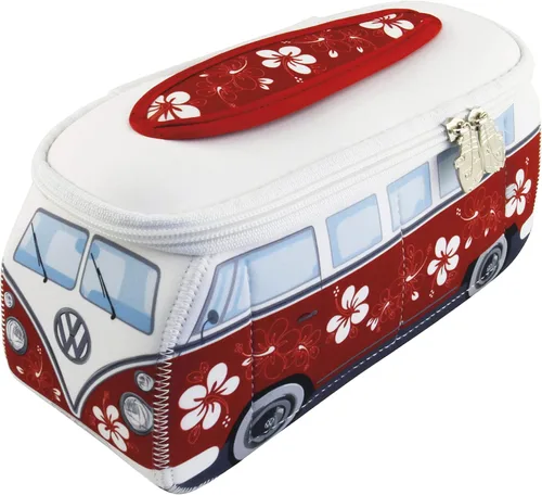 BRISA VW Collection – Volkswagen Bolsa universal de neopreno para maquillaje, cosméticos, artículos de tocador para farmacia de viaje, en diseño de