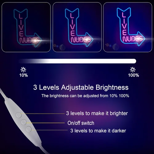 Miniatura 3 de Letrero de neón para decoración de pared, hombre, cueva, bar, cerveza, arte para el hogar, luz de neón, luces LED de neón con regulador de Azul +