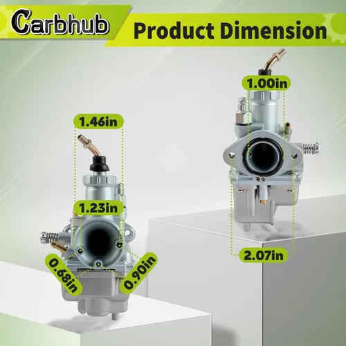 Miniatura 4 de Carbhub YFB250 Carburador para Yamaha Timberwolf 250 YFB250 YFB250FW Carb 1992 1993 1994 1995 1996 1997 1998 1999 2000, Carburador Yamaha Timberwolf