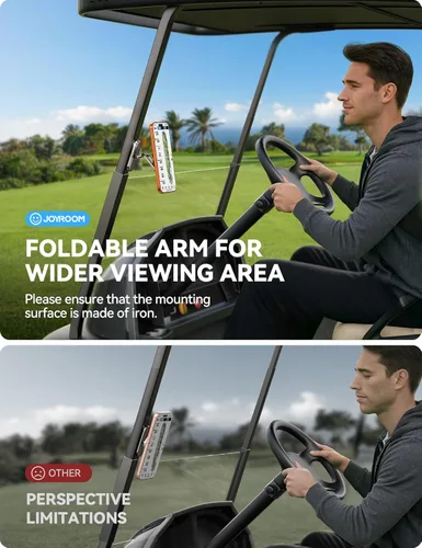Miniatura 3 de Soporte magnético mejorado para carrito de golf, [triple pliegue + aleación] Regalos de golf para el Día del Padre para hombres, papá, golfista