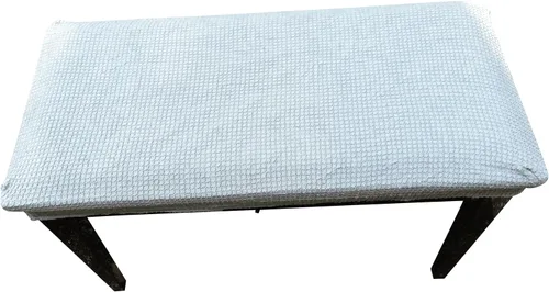 Miniatura 8 de Protector impermeable para banco de comedor, perfecto para niños, ancianos, restaurantes, clínicas dentales, fiestas, hogar, lavable a máquina, Negro