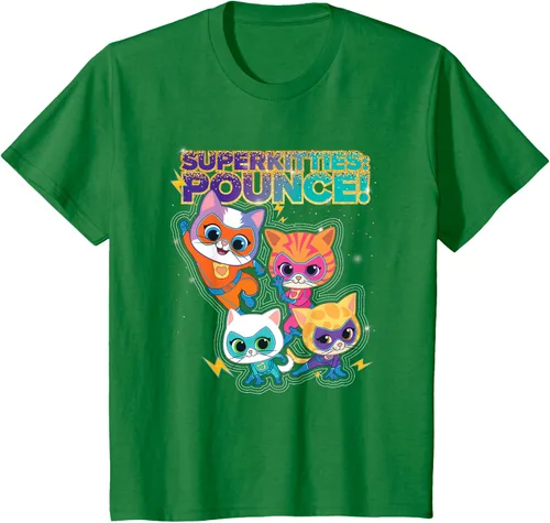 Miniatura 45 de Disney Junior SuperKitties Pounce! Camiseta de equipo completo, talla S