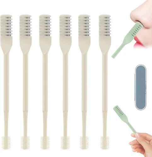 Miniatura 12 de Cortador de vello nasal 2 en 1, herramienta manual mejorada 2025 de rotación 360° para eliminación de vello de fosas nasales con caja de Profundo G
