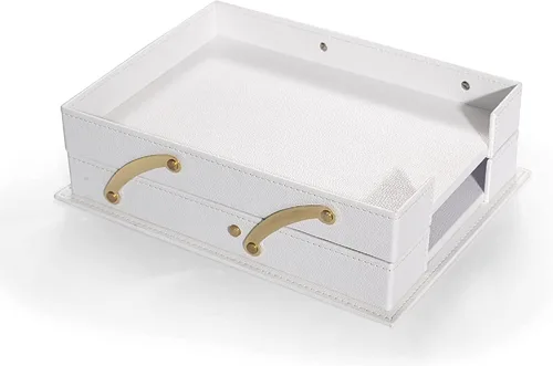 Miniatura 5 de MOOGCO Bonded Set - Accesorios de escritorio - Organizador de escritorio de cuero - Juego de cuero regenerado - Accesorios de escritorio de oficina