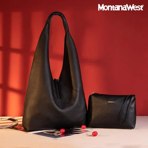 Miniatura 6 de Montana West Hobo Bags - Bolso para mujer, ultra suave, plegable, con monedero