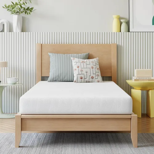 Miniatura 16 de Novilla Colchón tamaño Queen de 5 pulgadas, colchón de espuma viscoelástica de gel para dormir fresco por la noche y aliviar la presión, colchones