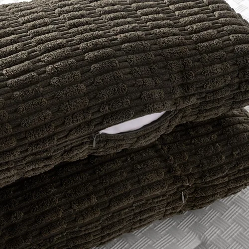 Miniatura 239 de Fancy Homi - Paquete de 2 fundas de almohada decorativas de color taupe de 22 x 22 pulgadas para sala de estar, sofá, cama, estilo rústico, bohemio