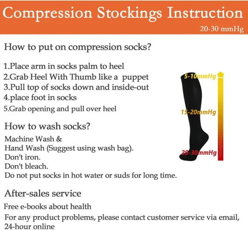 Miniatura 24 de SunFeeling - Calcetines de compresión para mujeres y hombres, 6 pares, brinda soporte a enfermeras, al correr, practicar atletismo y deportes