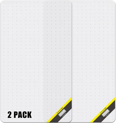 Vicwe Tapete para Silla de Oficina para Alfombra, Paquete de 2, 32'' x 55'' Tapete para Silla de Escritorio de Computadora para Pisos Alfombrados,