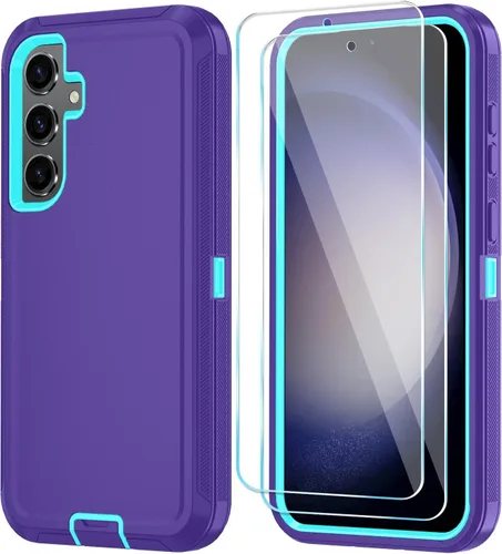 Miniatura 14 de ONOLA Funda para Samsung Galaxy S23 FE con protector de pantalla HD, resistente, a prueba de golpes y caídas, 3 capas, para Galaxy S23 FE de 6.4