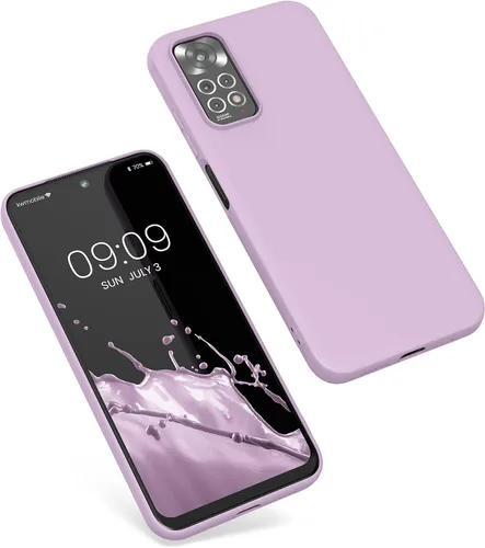 Miniatura 5 de kwmobile Funda compatible con Xiaomi Redmi Note 11 / Note 11S - Funda protectora de silicona TPU suave y delgada - Malva
