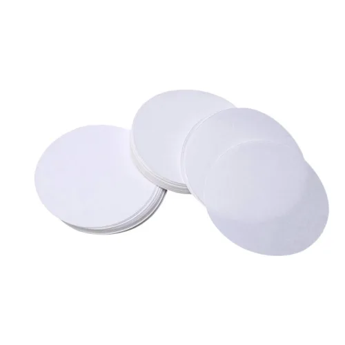 Miniatura 10 de Hemobllo Papel de filtro cualitativo, papel de filtro de laboratorio redondo de 2.8 in, papel de filtro de embudo de prueba de análisis químico