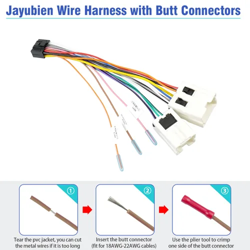 Miniatura 5 de Arnés de cable de radio para conector estéreo Nissan, compatible con Altima Frontier Xterra Murano Armada Pathfinder Quest Infiniti Titan 10Pin 6Pin
