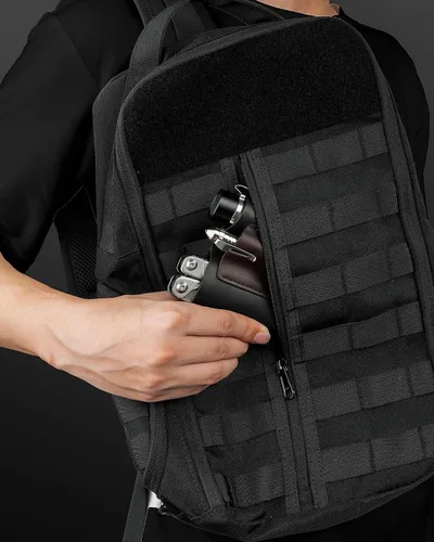 Miniatura 8 de VIPERAED PJ38 Funda multiherramienta de cuero para hombres, 4 en 1, organizador de bolsillo EDC para cuchillo de bolsillo, linterna multiherramienta