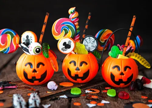 Miniatura 7 de Pajitas de papel para Halloween, diseño de ángel penta, 50 unidades, calabaza, murciélago, araña, casa, cráneo, sorbete para Halloween, Navidad