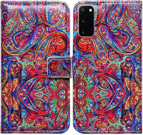 Miniatura 24 de Bcov Funda para Galaxy S20 5G, diseño de pájaro negro y verde con tapa para Samsung Galaxy S20 5G