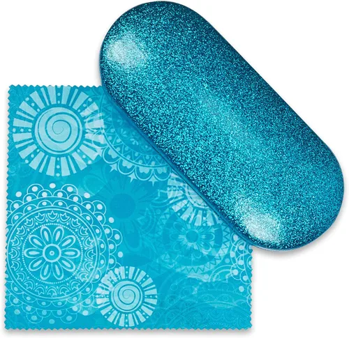 Miniatura 27 de La original e impresionante caja de gafas de concha dura, para mujer, de Spunky Soul Recubierto por un suave brillo Paño de limpieza