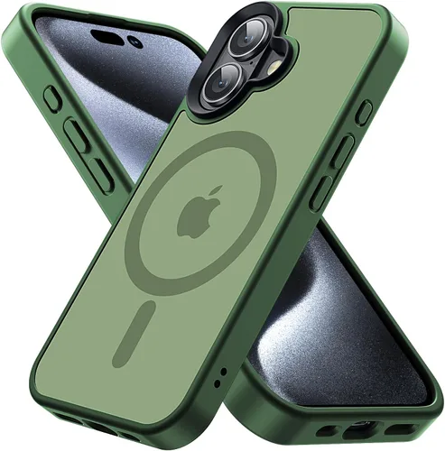 Miniatura 38 de Funda magnética diseñada para iPhone 11 Pro Max, [probada en caídas de grado militar] [compatible con MagSafe] Funda protectora delgada translúcida