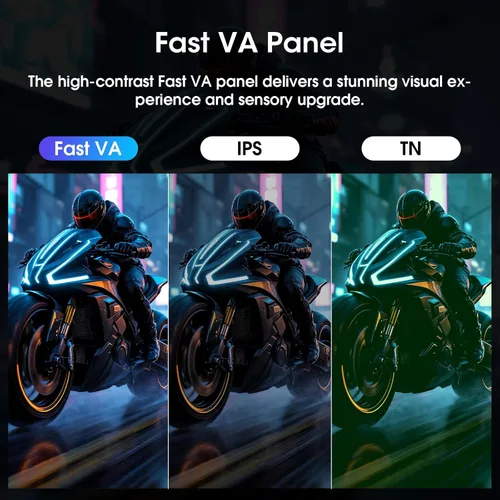 Miniatura 3 de Amzfast - Monitor de juegos de 24 pulgadas 180Hz 200Hz FHD 1080p, monitor de computadora, sincronización adaptativa de 1 ms, 3000:1, pantalla HDR
