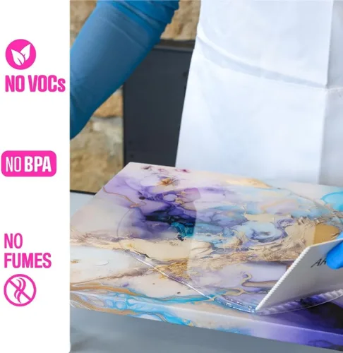 Miniatura 5 de ArtResin Resina Epoxy, profesional, no tóxica, transparente, mini kit.