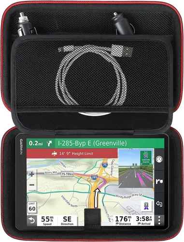 Funda rígida GPS para Garmin dēzl OTR1010/dēzl OTR1000/RV 1095/dēzl OTR1020/RV 1090, 10 pulgadas GPS camión navegador caja de almacenamiento con
