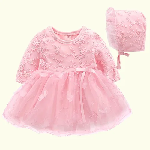 Miniatura 2 de Vestido de princesa para recién nacido, vestido de tul para el primer cumpleaños, vestido de boda, fiesta, sesión de fotos, vestido de sombrero, ropa
