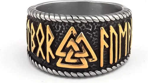 Miniatura 2 de BAVIPOWER Colgante de cabeza de lobo vikingo, cadena de quilla de acero inoxidable, collar nórdico, potente joyería pagana para hombres y mujeres