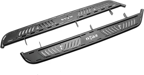 Miniatura 7 de RealTruck EpYx - Escalones para Jeep Wrangler JLU, longitud de la cabina, acero, negro texturizado EXJ184-TX Compatible con Jeep Wrangler JLU