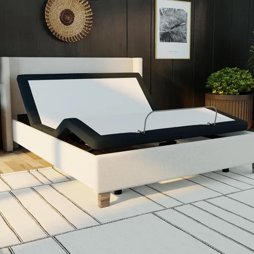 Miniatura 10 de Blissful Nights Twin XL e3 Base de Marco de Cama Ajustable con Inclinación de Cabeza y Pie, Control Remoto Inalámbrico, Fácil Montaje, Garantía