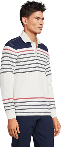 Miniatura 4 de Lands' End mens Long Sleeve Rugby Shirt