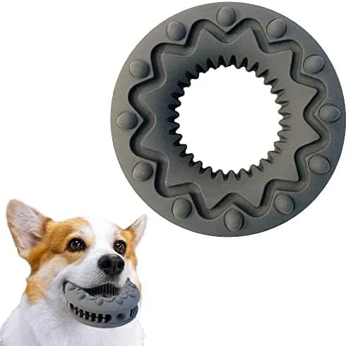 Miniatura 9 de SIMENA Juguete masticable resistente para perros masticadores agresivos, juguete natural para dentición para razas medianas, juguete masticable
