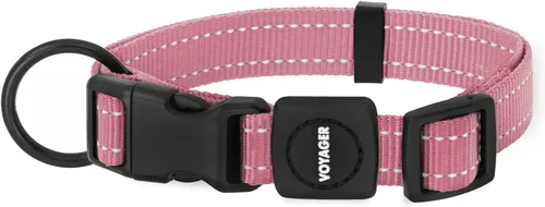 Miniatura 16 de Best Pet Supplies Voyager - Correa o collar reflectante para perro con asa de neopreno, para cachorros de raza pequeña, mediana y grande, bonita