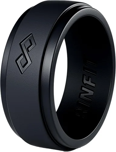 Anillo RinFit de boda, de silicona, paquete de 1, 3, 4, 7 anillos, de goma de silicona, con diseño suave y seguro, tallas 7 a 14, para hombre,