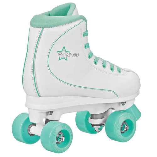 Miniatura 2 de Roller Derby Roller Star 600 Patines para Mujer - Blanco/Menta - Talla 08 Blanco/Verde menta