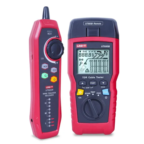 Miniatura 8 de UNI-T Kit de sonda de tono de seguimiento de alambre de red Probador Línea de teléfono de mano RJ11 RJ45 Buscador de cable de alimentación
