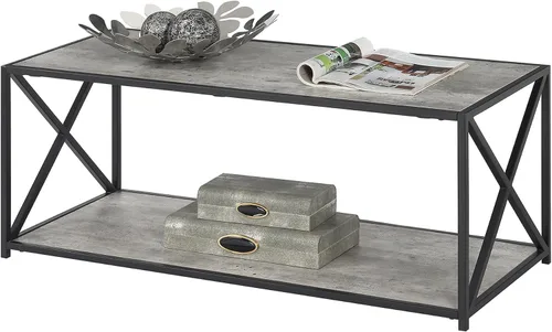 Miniatura 4 de Convenience Concepts Mesa de centro con estante, abedul sintético