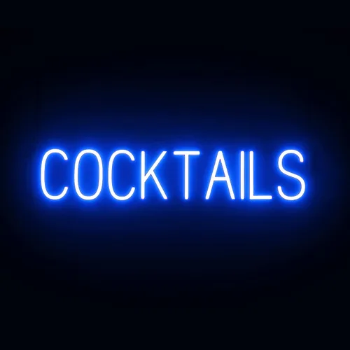 Miniatura 46 de SpellBrite Letrero de cerveza y vino Letrero de cerveza y vino neón, luz LED verde 22.0 x 15.0 pulgadas