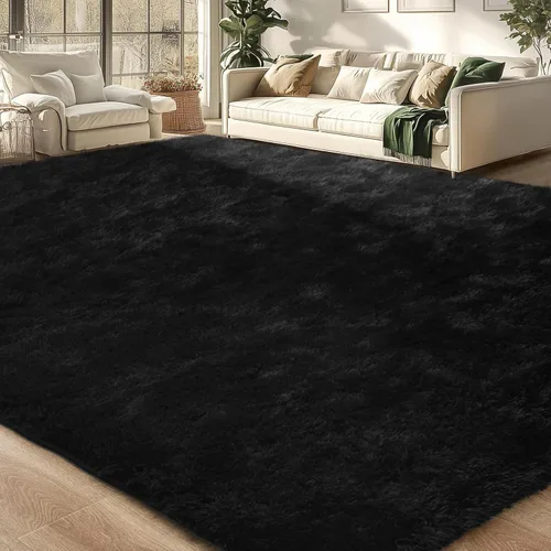 Miniatura 135 de Merelax Alfombra Moderna Suave y Esponjosa Shaggy para Dormitorio Sala de Estar Decoración de Sillas Pequeñas Alfombras Tapetes para Pies Piso, Verde
