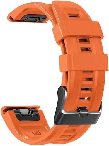 Miniatura 11 de REYDA Correa de silicona compatible con Garmin Fenix 7X/7X Pro/6X/6X Pro/5X/5X Plus/3/3 HR, 1.024 in, ajuste rápido, pulsera de silicona suave
