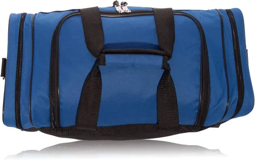 Miniatura 13 de Bolsa de lona, de DALIX, para el gimnasio, para viajar, 17 pulgadas