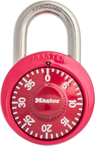 Miniatura 6 de Master Lock 1530T - Candado de combinación para casillero, 2 unidades (paquete de 1), los colores pueden variar