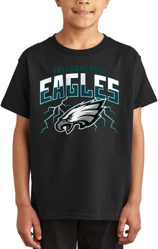 Junk Food Camiseta para niños estándar x NFL Team Lightning con licencia oficial para niños