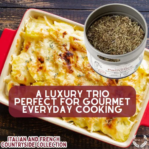 Miniatura 2 de Gustus Vitae - Colección de condimentos y especias gourmet de campo francés italiano - Especias artesanales sin sal - Todo natural - Sin OMG - Lote