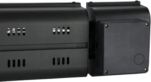 Miniatura 4 de KING RK2015-RMT-BLK Calentador radiante infrarrojo eléctrico para interiores y exteriores con control remoto, 24 pulgadas, 1500 W / 208 V