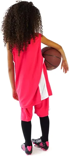 Miniatura 5 de Conjunto de camisetas de baloncesto prémium para niños, camisetas deportivas y pantalones cortos deportivos para jóvenes y niños de 6 a 12 años
