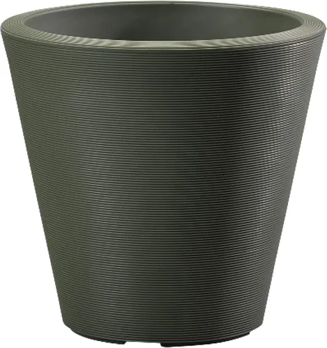 Miniatura 11 de Crescent Garden Madison Planter– Maceta resistente a la intemperie, doble pared para interiores y exteriores con orificio de drenaje, contenedor