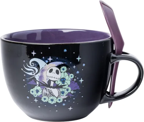 Miniatura 30 de Silver Buffalo Lilo and Stitch With Scrump Ohana Means Family - Juego de cucharas de cerámica para sopa, 24 onzas Lilo & Stitch: Ohana Means Family