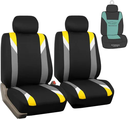 Miniatura 10 de Fundas para asientos modernos, bolsa de aire y Ready™ split de FH GROUP FH-FB033115, para la mayoría de automóviles, camiones, SUV o furgonetas